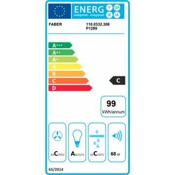 Faber CYLINDRA IS./4 EV8 X A37 Απορροφητήρας Νησίδα 37cm Inox